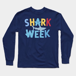 Shark Week Long Sleeve T-Shirt